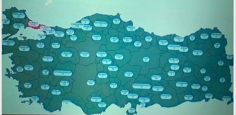 Bartın’da Coronavirüs testi pozitif çıkanların sayısı açıklandı