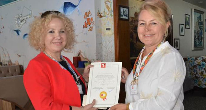 Türkiye’nin en güçlü 50 kadınından biri! Amasra Sabancı’yı ağırladı