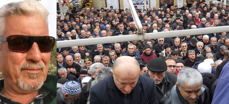 Eski basın müdürü gözyaşlarıyla uğurlandı