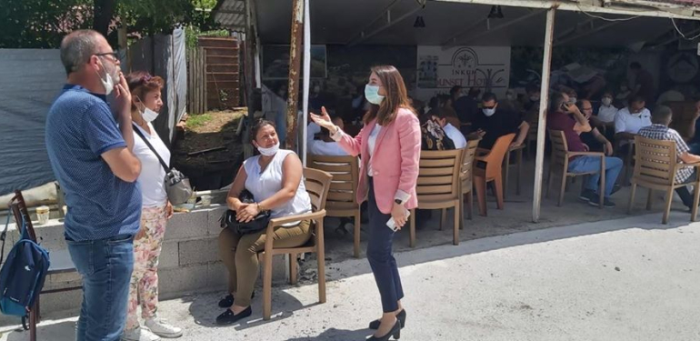 Milletvekili Aysu Bankoğlu, Özbaşı Köyü’nde sorunları dinledi