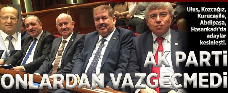5 başkan yeniden aday gösterildi
