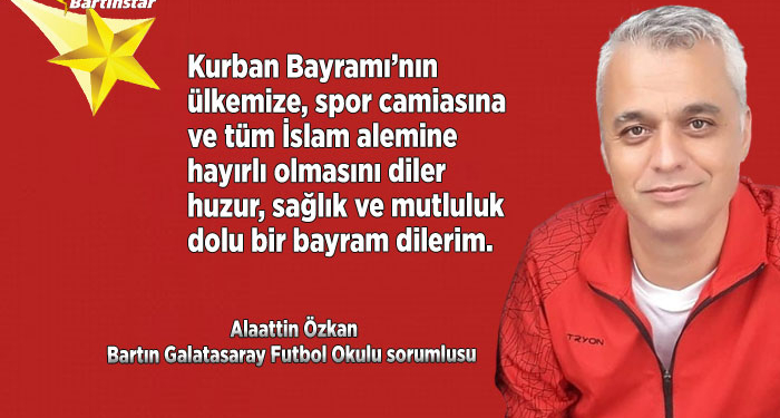 Bartın Galatasaray Futbol Okulu’nun Kurban Bayramı mesajı