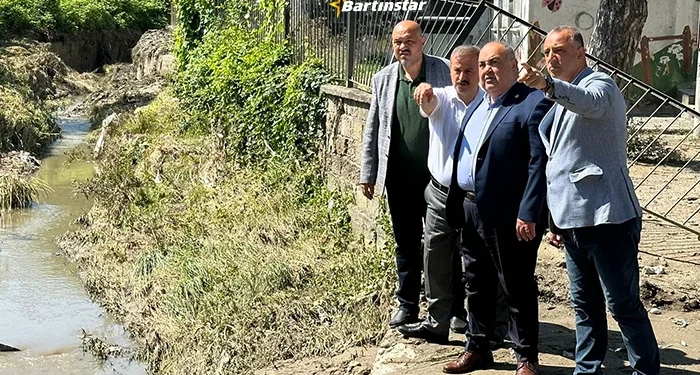 Aldatmaz gelir gelmez Amasra’da sel bölgesine gitti