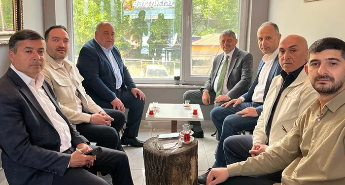 Yusuf Aldatmaz’dan ilk ziyaret Cemal Akın’ın ofisine