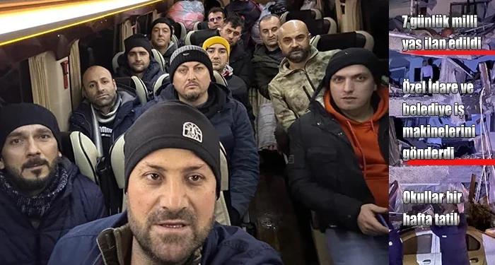Amasralı madenciler deprem bölgesine gidiyor! Ayağınıza taş değmesin