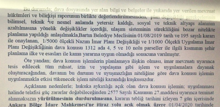 “AVM planı eksik, hatalı ve hukuka aykırı” kararı