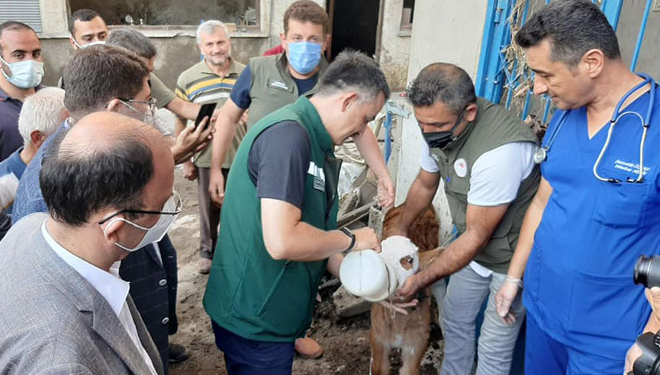 Bakan Pakdemirli afet köyünde orman köylüsünün sorunlarını dinledi