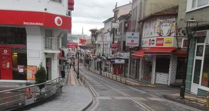 29.03.2020; İşte Bartın sokakları