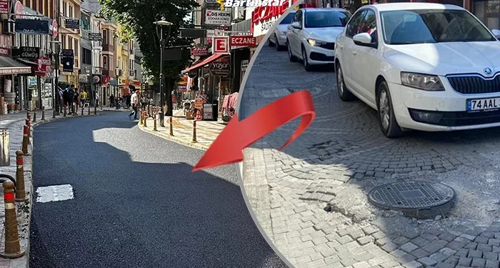 Bartın şehir içinde 12 yıl sonra asfalta dönüş!