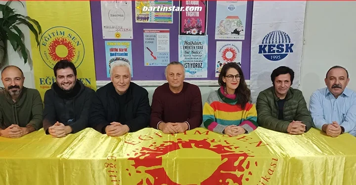 Bartın Eğitim Sen kongreye gitti! İşte yeni yönetim
