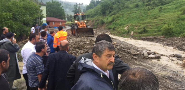 Bartın Hasankadı’da facia gökyüzünden geldi