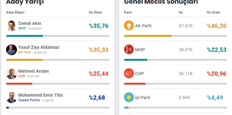 İl Genel Meclisi’nin hakimi AK Parti oldu