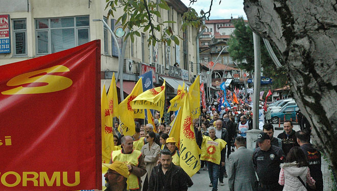 Bartın’dan 1 Mayıs manzaraları! Kadınların sesi daha gür çıktı