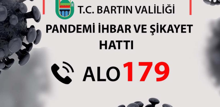 Covid-19 ihlallerine karşı Alo 179 İhbar Hattı kuruldu