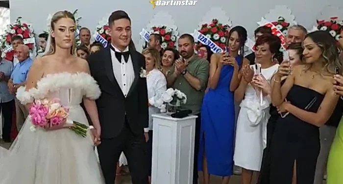 Bartın’da haftanın nikahı; Cihat Çakır’ın oğlu dünya evine girdi