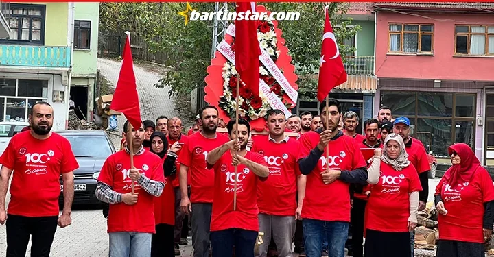 Bartın’dan 100. Yıl manzaraları: Köy yerinde Cumhuriyet yürüyüşü