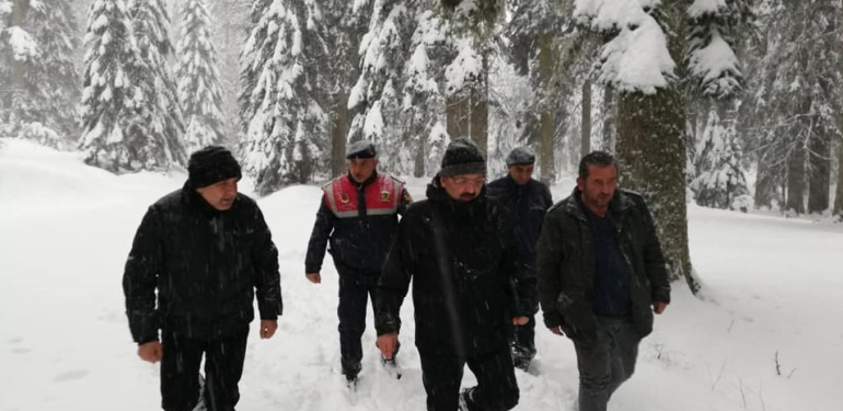 Bartın Valisi yılın ilk günü Gezen Yaylası’nda