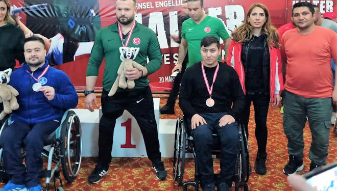 Bartınlı engelliler madalyaları topladı. Alnınızdan öpüyoruz