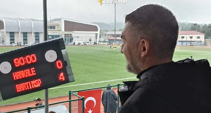Bartınspor Başkanı Yurtaçan, son maçı tribünden izledi; yandığım tek maç!