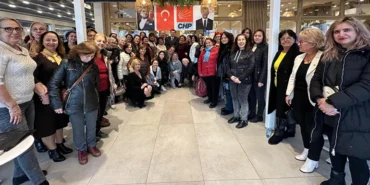 chp adayı rıza yalçınkaya kadın kolları ile buluştu