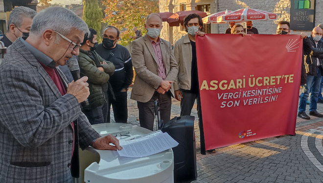 CHP Bartın’da sokağa indi: Asgari ücrette vergi zulmüne son vereceğiz