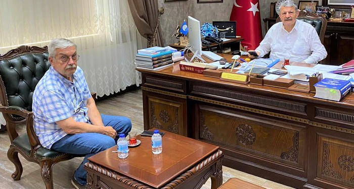 CHP İl Başkanı Selim Karakaş, Başkan Cemal Akın’ı ziyaret etti