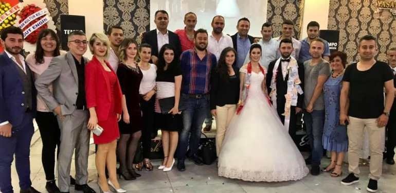 Bartın basınını buluşturan düğün