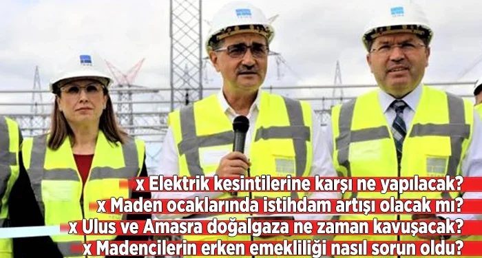 İşte Enerji Bakanı Fatih Dönmez’in Bartın mesajları