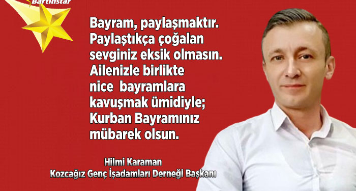 Kozcağız Genç İşadamları Derneği’nin Kurban Bayramı mesajı