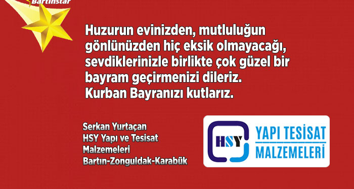 HSY Yapı ve Tesisat Malzemeleri şirketinin Kurban Bayramı mesajı