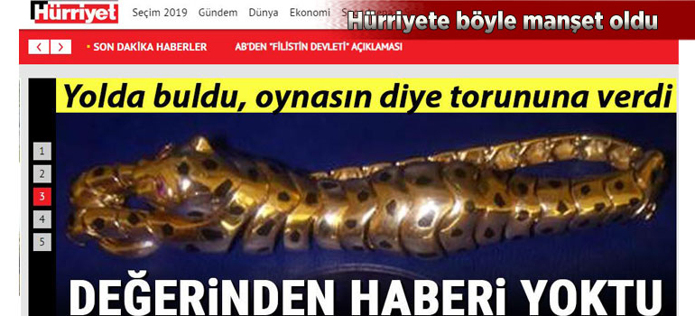 Bartın polisi bu bilekliği bakın nasıl buldu