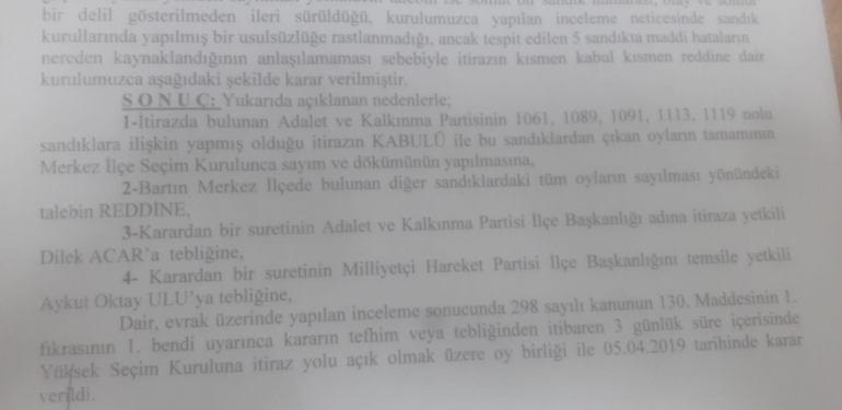 İşte yeniden sayılacak sandık numaraları