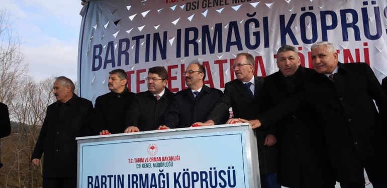 TOKİ Köprüsü’nün temeli törenle atıldı