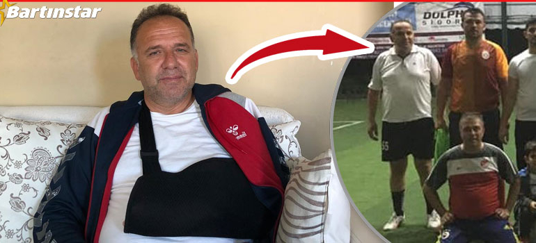 Belediye Başkanı’nın maç oynarken omzu çatladı