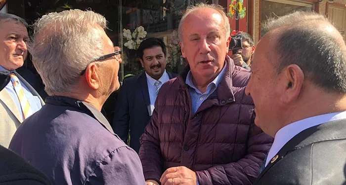 Muharrem İnce, “Beni kesseler kanım CHP akar” diyen vatandaşa itiraz etti