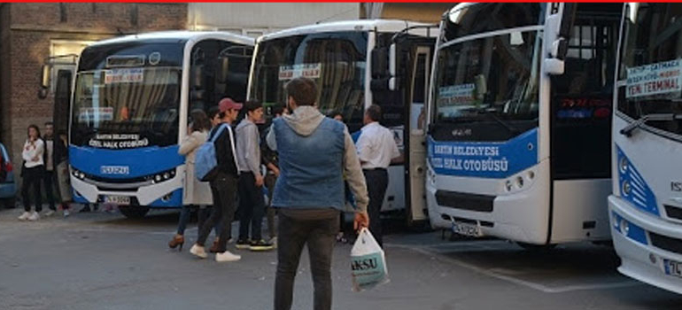 Özel halk otobüslerine 6 bin liralık destek, öğrenciye müjde