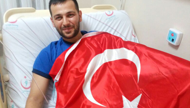 Erdoğan’dan Bartınlı gaziye ziyaret