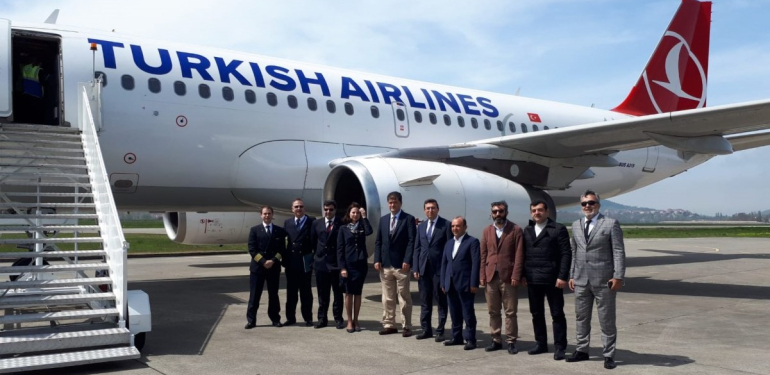 THY, ilk uçuşunu Edirnekapı ile yaptı