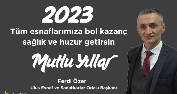 Ulus Esnaf Odası’nın yeni yıl mesajı