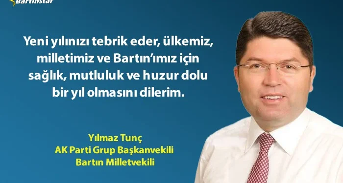 Yılmaz Tunç’un yeni yıl mesajı