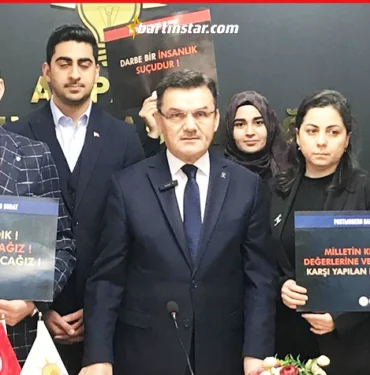 ak parti bartın örgütü 28 şubat posmodern darbe yıldönümü açıklaması
