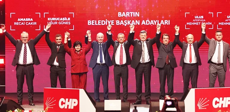 CHP’nin Bartın adayları Ankara’da kürsüye çıktı