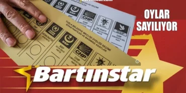 bartında oy sayımı başladı