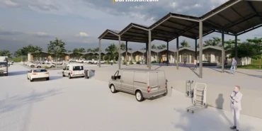 bartının çıkışına yöresel ürünler pazarı