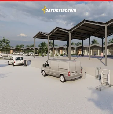 bartının çıkışına yöresel ürünler pazarı