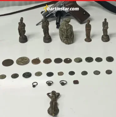 jandarma tarihi sikkeler yakalandı