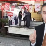 kumluca meydanında en renkli miting
