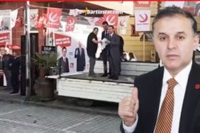 kumluca meydanında en renkli miting