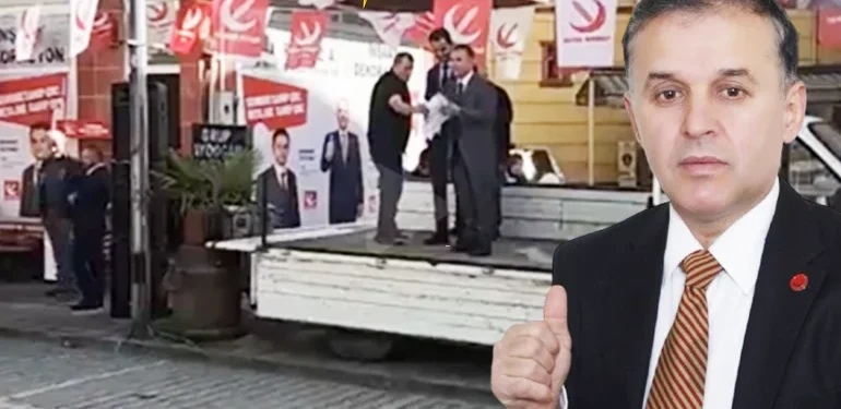 Kumluca’da en renkli miting o yaptı