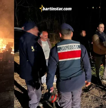 kumlucada yangın uykuda yakalanan aile son anda kurtarıldı